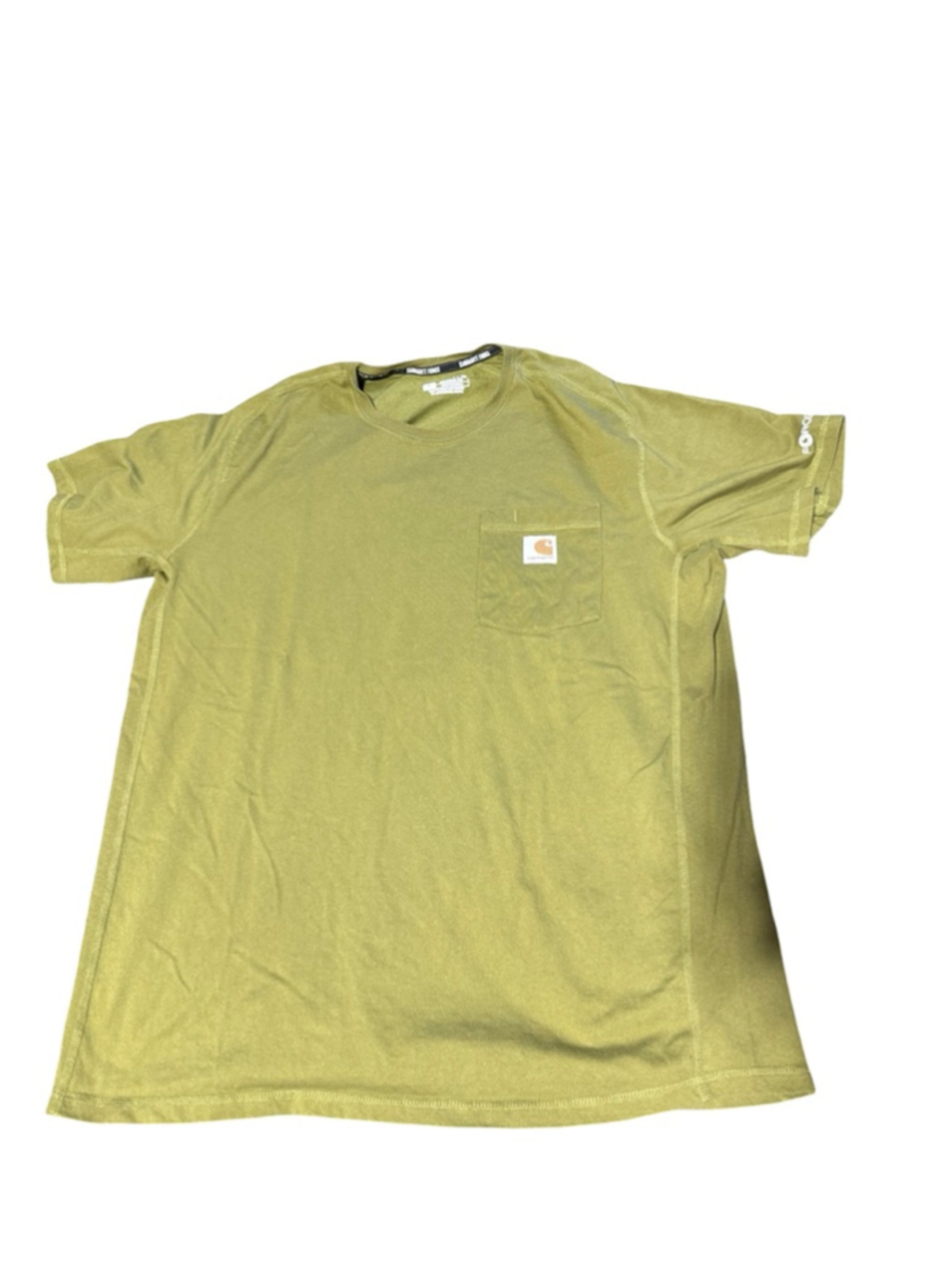 Men's Carhartt Green Force Relaxed Fit Short Sleeve Tee L #929